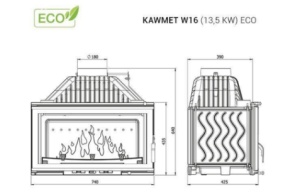 Semineu Kawmet W16 ECO 13,5 kW - Img 7