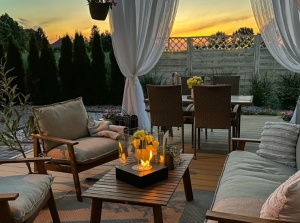 Biosemineu Freestanding Sunset Garden Mini negru - Img 5
