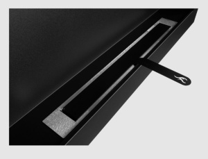 Biosemineu suspendat 900x400 Box negru structural mat - Img 4