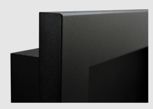 Semineu bio 900x400 SLIM negru structural mat - Img 4