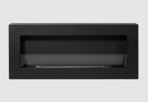 Biosemineu cu sticla 900x400 BOX negru structural mat - Img 5