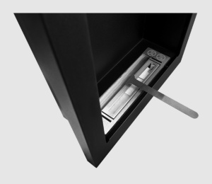 Biosemineu suspendat VERTICAL negru structural mat - Img 5