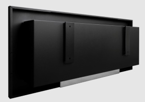 Semineu bio 900x400 SLIM negru structural mat - Img 5