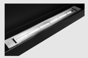 Semineu cu bioetanol suspendat 900x400 negru lucios - Img 5