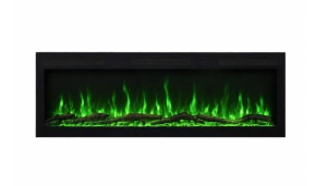 Semineu electric liniar 3D incorporabil AFLAMO Majestic 107 PRO, sunet incorporat, Smart APP + telecomanda - Img 3
