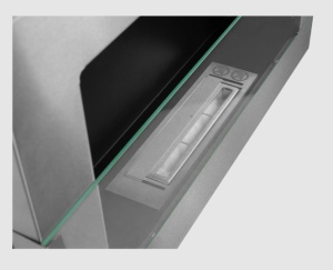 Biosemineu suspendat cu sticla 650x400 inox - Img 5