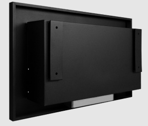 Semineu bio 650x400 Slim Black cu sticla - Img 5
