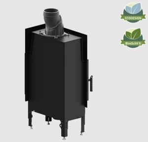 Semineu Hitze HST54X39.R 5,9 kW Sticlă laterală dreapta - Img 2