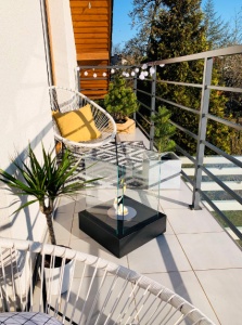 Biosemineu Freestanding Sunset Garden negru - Img 7