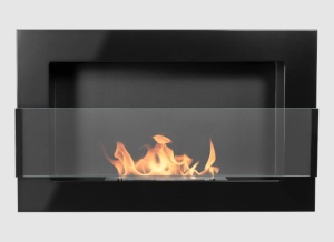 Biosemineu suspendat cu sticla 650x400 negru lucios - Img 5
