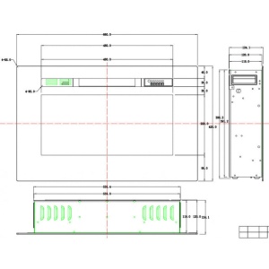 Focar electric liniar incorporabil 3D Aflamo Majestic 26 Negru cu sunet - Img 5