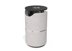 Cos de gunoi din beton, cu recipient de zinc detasabil, Model 127 - Img 3