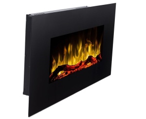 Focar electric liniar 3D Aflamo Albion 33 Negru cu sunet - Img 3