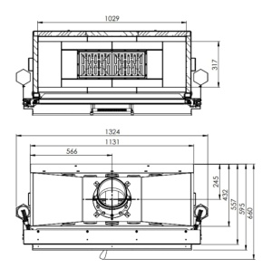 Semineu Hitze Ardente ARD105x43.G 19 kW - Img 6