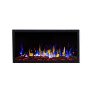 Focar electric liniar incorporabil 3D Aflamo Pride S92 Negru cu sunet - Img 4