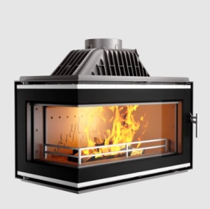 Semineu Kawmet W16 ECO 13,5 kW Sticlă laterală Stânga