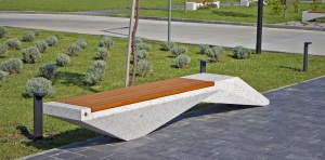 Banca din Mozaic si pin (molid), Model 234 - Img 2