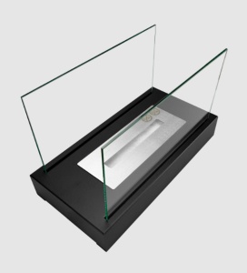 Biosemineu Freestanding GLOW negru mat - Img 3