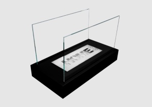 Biosemineu Freestanding HOME negru structural mat - Img 3