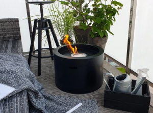 Biosemineu Freestanding MOON negru mat - Img 2