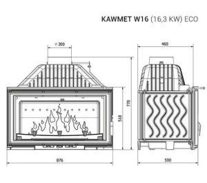 Semineu Kawmet W16 ECO 16,3 kW - Img 6