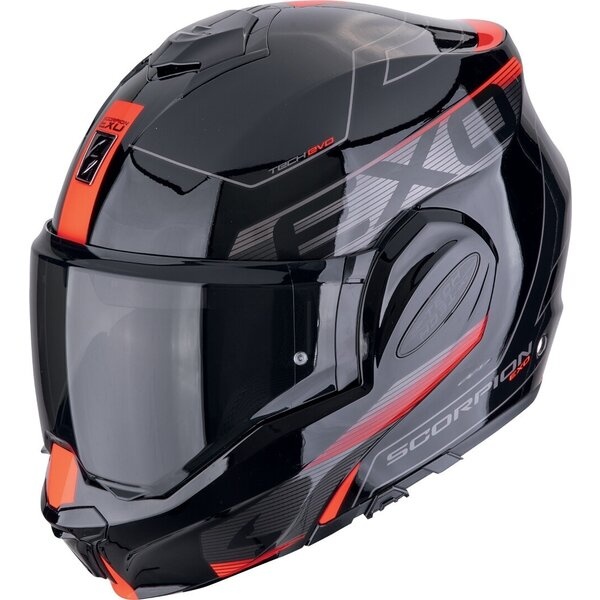 Casca moto modulara flip-back EXO-TECH EVO TRAVELLER