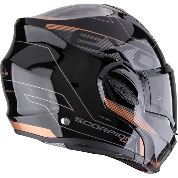 Casca moto modulara flip-back EXO-TECH EVO TRAVELLER
