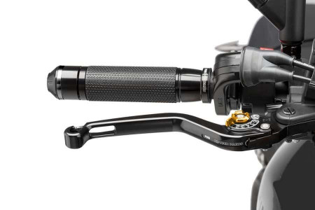 Brake lever without adapter PUIG 170NO lung black/gold