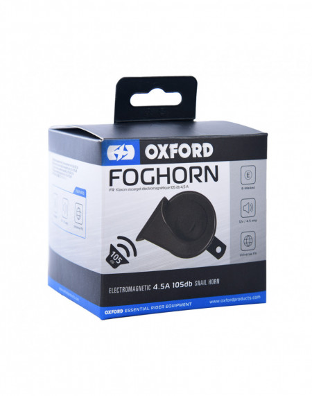 CLAXON OXFORD 12V - NEGRU