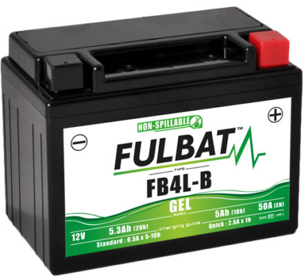 Baterie cu gel FULBAT FB4L-B GEL (High Capacity) (YB4L-B GEL)