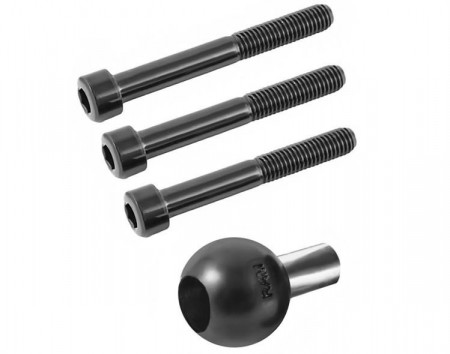 RAM MOTORCYCLE BASE W HOLE M8 SCREW