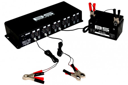 Automatic 10 - Bank charger BS-BATTERY 10 Bank charger BK10 12V 10x1A