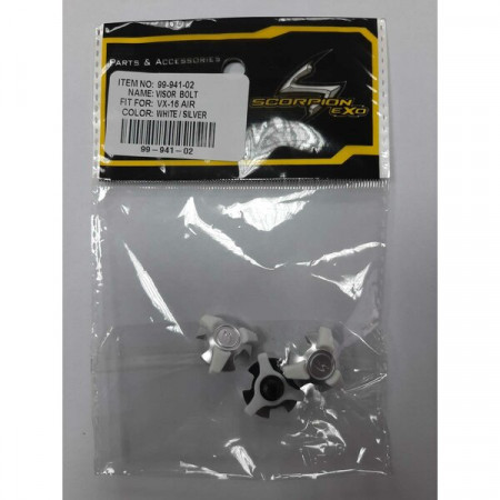 Set suruburi cozoroc SCORPION VX-15/16/21 Alb/Argintiu
