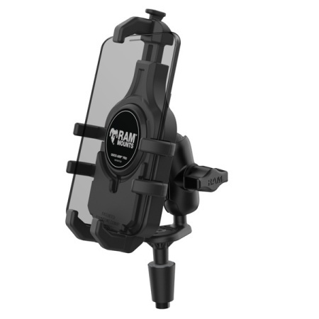Suport pentru telefon RAM® Quick-Grip™ Pro cu bază pentru tija furcii - scurt