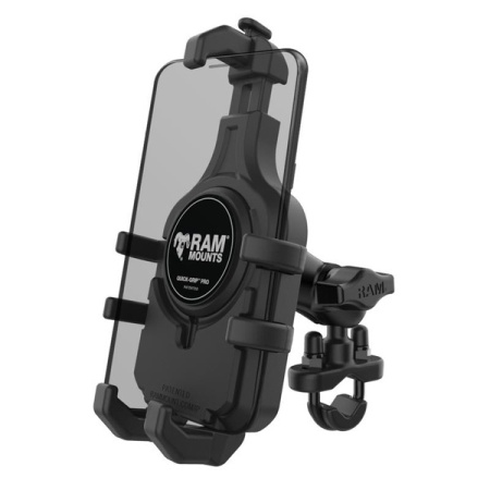 Suport pentru telefon RAM® Quick-Grip™ Pro cu bază U-Bolt pentru ghidon - scurt