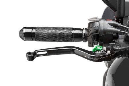 Brake lever without adapter PUIG 170NV lung negru/verde