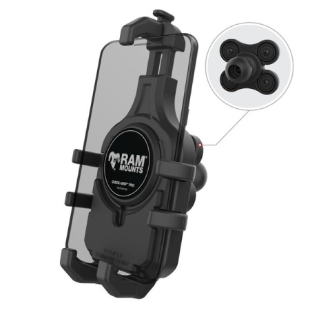 RAM® Quick-Grip™ Pro Suport pentru telefon cu bilă și amortizor de vibrații