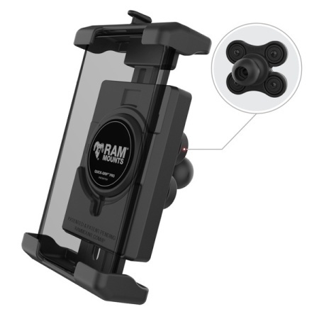 RAM® Quick-Grip™ Pro XL Suport pentru telefon cu bilă și amortizor de vibrații