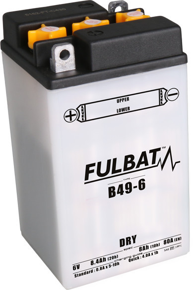 Baterie conventionala FULBAT B49-6 include electrolit