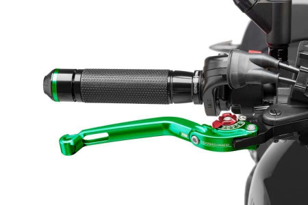 Brake lever without adapter PUIG 160VR foldable green/red