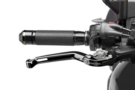 Brake lever without adapter PUIG 160NP foldable black/silver