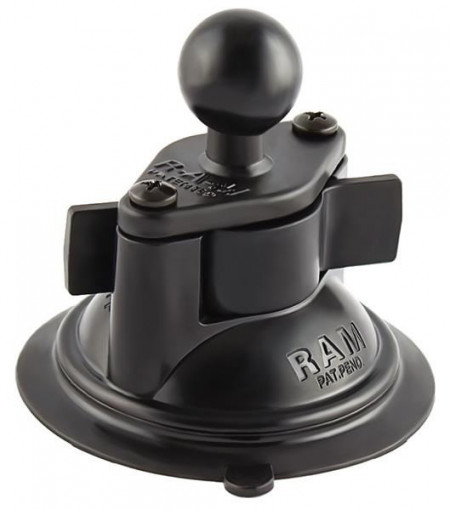 RAM 3.3" DIA. SUCT CUP W 1" BALL