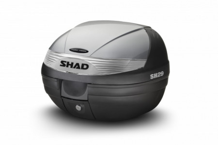 Top case cu capac colorat SHAD SH29 Argintiu