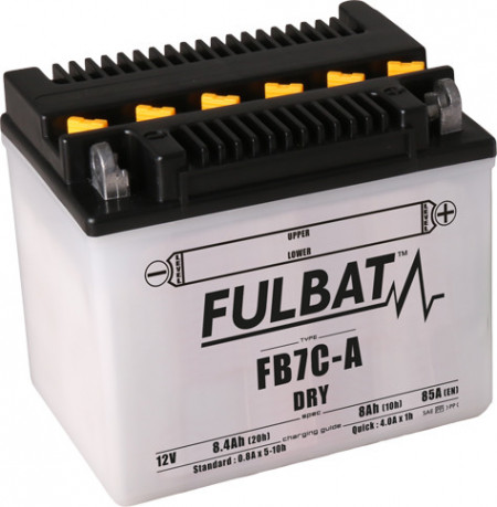 Baterie conventionala FULBAT FB7C-A (YB7C-A ) include electrolit