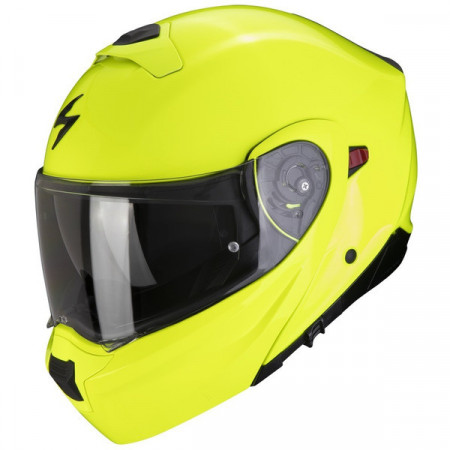 Casca moto flip-up SCORPION EXO 930 EVO HI VIZ