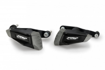 Frame sliders PUIG PRO 2.0 21485N black with grey rubber
