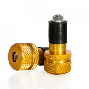 Capete de ghidon MOTION STUFF auriu (d18-20mm)