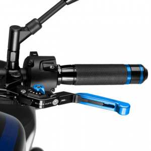 Clutch lever without adapter PUIG 24ANA extendable folding blue/blue