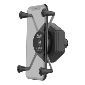 Suport telefon moto RAM® X-Grip® mare cu bilă și adaptor Vibe-Safe™