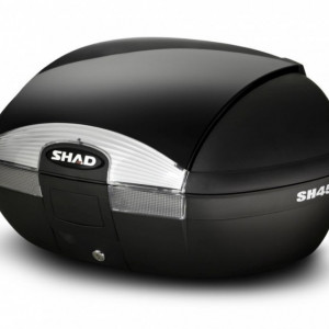 Top case cu capac colorat SHAD SH45 Black metal
